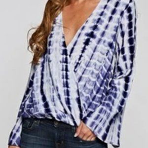 NWT Lovestitch Wrap Top Tie dye